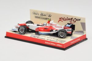 Toyota TF107 #12 J. Trulli Showcar 2007 Minichamps 1:43 403070082 Metal - imagem 3 de 5
