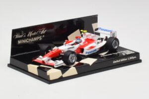 Toyota TF104 Panasonic Racing #0 R. Zonta 3rd Driver 2004 Minichamps 1:43 400040038 Metal - imagem 2 de 5