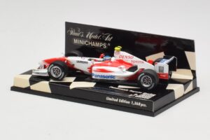 Toyota TF104 Panasonic Racing #0 R. Zonta 3rd Driver 2004 Minichamps 1:43 400040038 Metal - imagem 3 de 5