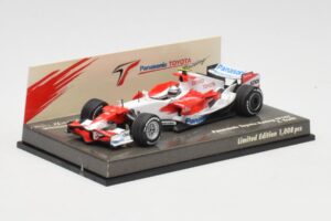 Toyota TF108 Showcar J. Trulli 2008 Minichamps 1:43 AM601297 Metal - imagem 2 de 5