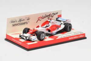 Toyota TF107 #12 J. Trulli F1 2007 Minichamps 1:43 403080081 Metal - imagem 2 de 5