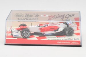Toyota TF107 #12 J. Trulli F1 2007 Minichamps 1:43 403080081 Metal - imagem 5 de 5