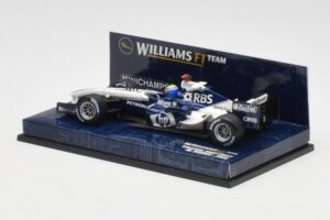 Williams FW27 BMW #7 M. Webber F1 2005 Minichamps 1:43 400050007 Metal - imagem 3 de 5