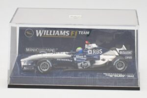 Williams FW27 BMW #7 M. Webber F1 2005 Minichamps 1:43 400050007 Metal - imagem 5 de 5