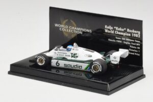 Williams FW08 #6 K. Rosberg F1 World Champion 1982 Minichamps 1:43 436820106 Metal - imagem 2 de 4