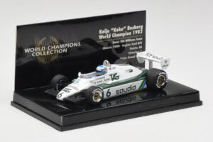 Williams FW08 #6 K. Rosberg F1 World Champion 1982 Minichamps 1:43 436820106 Metal - imagem 3 de 4