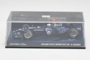 Williams FW27C N. Rosberg F1 Test 2005 Minichamps 1:43 400050110 Metal - imagem 4 de 5