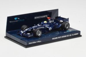 Williams FW27C BMW #7 M. Webber Test Car F1 2005 Minichamps 1:43 400050109 Metal - imagem 2 de 5