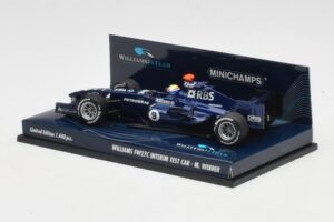 Williams FW27C BMW #7 M. Webber Test Car F1 2005 Minichamps 1:43 400050109 Metal - imagem 3 de 5
