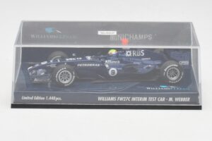 Williams FW27C BMW #7 M. Webber Test Car F1 2005 Minichamps 1:43 400050109 Metal - imagem 5 de 5