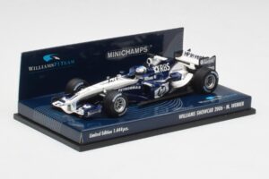 Williams FW28 M. Webber Showcar F1 2006 Minichamps 1:43 400060079 Metal - imagem 2 de 5