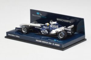 Williams FW28 M. Webber Showcar F1 2006 Minichamps 1:43 400060079 Metal - imagem 3 de 5
