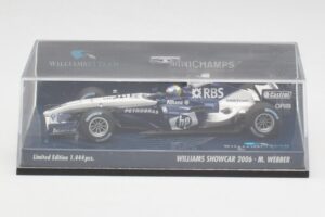 Williams FW28 M. Webber Showcar F1 2006 Minichamps 1:43 400060079 Metal - imagem 5 de 5