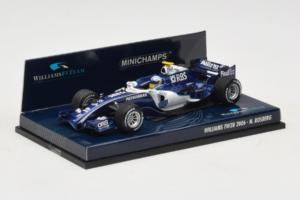 Williams FW28 Cosworth #10 N. Rosberg Williams F1 Team 2006 Minichamps 1:43 400060010 Metal - imagem 2 de 5