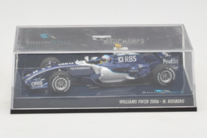Williams FW28 Cosworth #10 N. Rosberg Williams F1 Team 2006 Minichamps 1:43 400060010 Metal - imagem 4 de 5