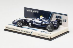 Williams FW29 N. Rosberg F1 Showcar 2007 Minichamps 1:43 400070086 Metal - imagem 2 de 5