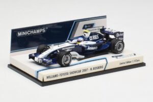 Williams FW29 N. Rosberg F1 Showcar 2007 Minichamps 1:43 400070086 Metal - imagem 3 de 5