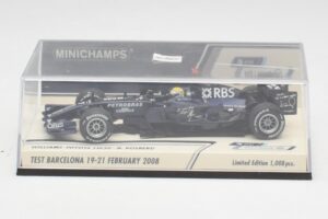 Williams FW30 N. Rosberg Barcelona Test 2008 Minichamps 1:43 400080207 Metal - imagem 4 de 6