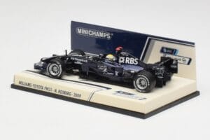Williams FW31 Toyota #16 N. Rosberg F1 2009 Minichamps 1:43 400080207-M1 Metal - imagem 2 de 4