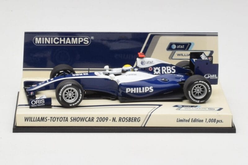 Williams FW31 N. Rosberg F1 Showcar 2009 Minichamps 1:43 400090086 Metal