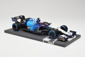 Williams FW43B Mercedes #63 G. Russell Belgian GP 2021 Minichamps 1:18 117211363 Resina - imagem 4 de 7