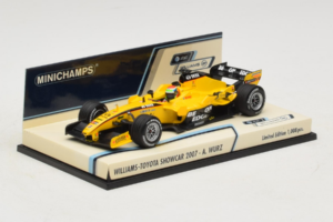 Williams FW29 Toyota A. Wurz Williams F1 Team Showcar 2007 Minichamps 1:43 400070087 Metal - imagem 2 de 5