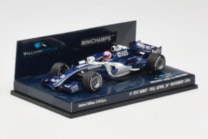 Williams FW28 Toyota K. Nakajima F1 Test Debut 2006 Minichamps 1:43 400060135 Metal - imagem 2 de 6