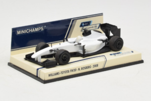 Williams FW30 Toyota #7 N. Rosberg Prototype F1 2008 Minichamps 1:43 400080007 Metal - imagem 2 de 5