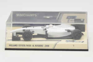 Williams FW30 Toyota #7 N. Rosberg Prototype F1 2008 Minichamps 1:43 400080007 Metal - imagem 4 de 5