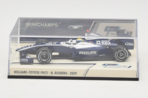 Williams FW31 Toyota #16 N. Rosberg F1 2009 Minichamps 1:43 400090016 Metal - imagem 4 de 5