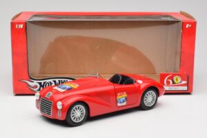 Ferrari 166 MM Barchetta Vermelho Hot Wheels 1:18 B6054 Metal - imagem 8 de 8