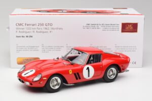 Ferrari 250 GTO #1 P. Rodriguez / W. Mairesse Paris 1000km 1962 CMC 1:18 M-254 Metal - imagem 6 de 6