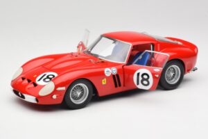 Ferrari 250 GTO #18 P. Rodriguez Daytona Continental 3 Hours Winner 1963 Kyosho 1:18 08438F Metal - imagem 2 de 8