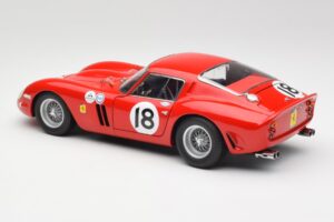 Ferrari 250 GTO #18 P. Rodriguez Daytona Continental 3 Hours Winner 1963 Kyosho 1:18 08438F Metal - imagem 7 de 8