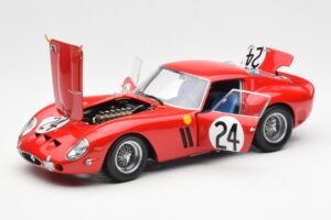 Ferrari 250 GTO #24 J. Blaton / G. Langlois 2nd 24 Hours of Le Mans 1963 Kyosho 1:18 08432C Metal - imagem 2 de 8
