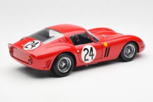 Ferrari 250 GTO #24 J. Blaton / G. Langlois 2nd 24 Hours of Le Mans 1963 Kyosho 1:18 08432C Metal - imagem 3 de 8