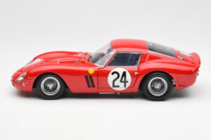 Ferrari 250 GTO #24 J. Blaton / G. Langlois 2nd 24 Hours of Le Mans 1963 Kyosho 1:18 08432C Metal - imagem 4 de 8