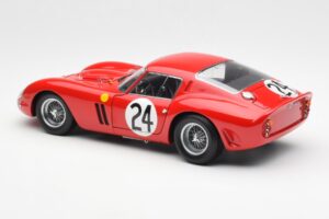 Ferrari 250 GTO #24 J. Blaton / G. Langlois 2nd 24 Hours of Le Mans 1963 Kyosho 1:18 08432C Metal - imagem 7 de 8