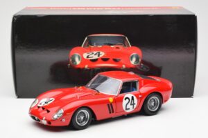 Ferrari 250 GTO #24 J. Blaton / G. Langlois 2nd 24 Hours of Le Mans 1963 Kyosho 1:18 08432C Metal - imagem 8 de 8