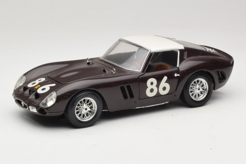 Ferrari 250 GTO #86 Preto Bburago 1:18 3011-B1 Metal