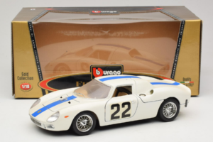 Ferrari 250 LM #22 Branco 1965 Bburago 1:18 3333-W1 Metal - imagem 8 de 8