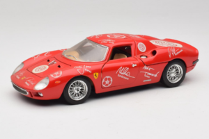 Ferrari 250 LM Vermelho Branco Essen Autographs Edição Limitada Bburago 1:18 3033-P4 Metal