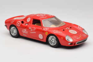 Ferrari 250 LM Vermelho Branco Essen Autographs Edição Limitada Bburago 1:18 3033-P4 Metal - imagem 6 de 8