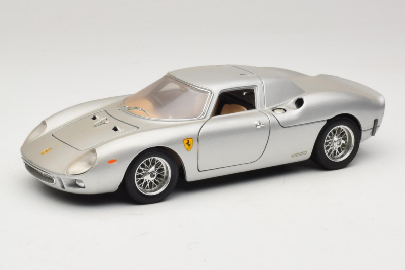 Ferrari 250 LM Prata Bburago 1:18 3033-S1 Metal
