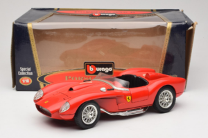 Ferrari 250 Testa Rossa #14 Vermelho Replacement Box 1957 Bburago 1:18 3007-R1 Metal - imagem 8 de 8