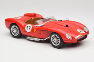 Ferrari 250 Testa Rossa #17 Vermelho 1957 Bburago 1:18 3007-R4 Metal - imagem 6 de 8