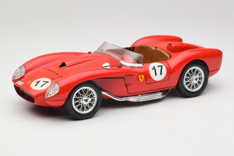 Ferrari 250 Testa Rossa #17 Vermelho 1957 Bburago 1:18 3007-R4 Metal