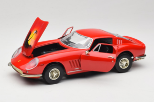 Ferrari 275 GTB/4 Vermelho Com Palmeira no Capô ERTL 1:18 7483-P1 Metal - imagem 2 de 8
