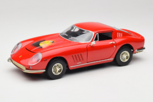 Ferrari 275 GTB/4 Vermelho Com Palmeira no Capô ERTL 1:18 7483-P1 Metal