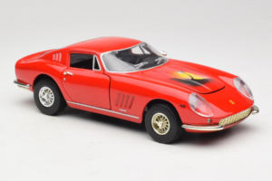 Ferrari 275 GTB/4 Vermelho Com Palmeira no Capô ERTL 1:18 7483-P1 Metal - imagem 6 de 8